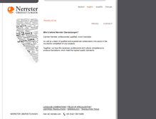 Tablet Screenshot of nerreter.com
